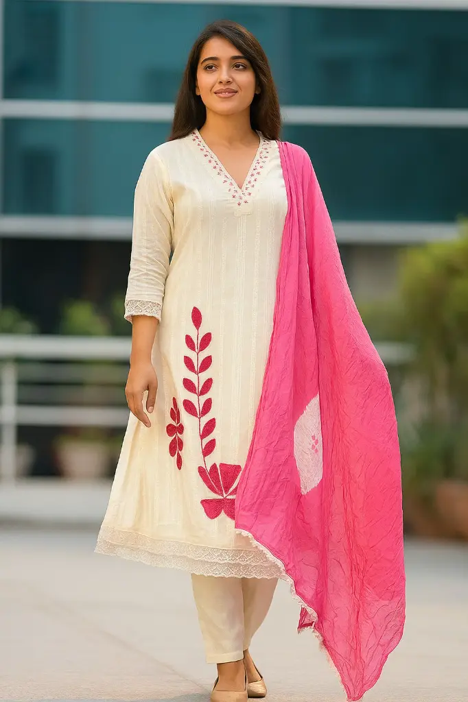 Cream-and-Pink-Embroidered-Cotton-Kurta-Se1.webp