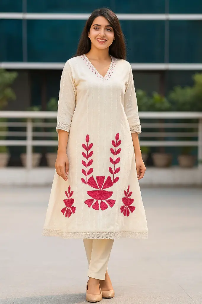 Cream-and-Pink-Embroidered-Cotton-Kurta-Se3.webp