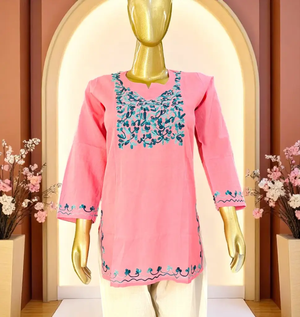 Pink-Short-Kurti-with-Kashmiri-Embroidery01.webp