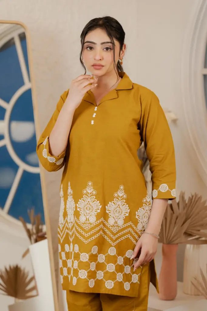 Embroidered-Cotton-Kurta-Set-in-Mustard-Yellow2.webp