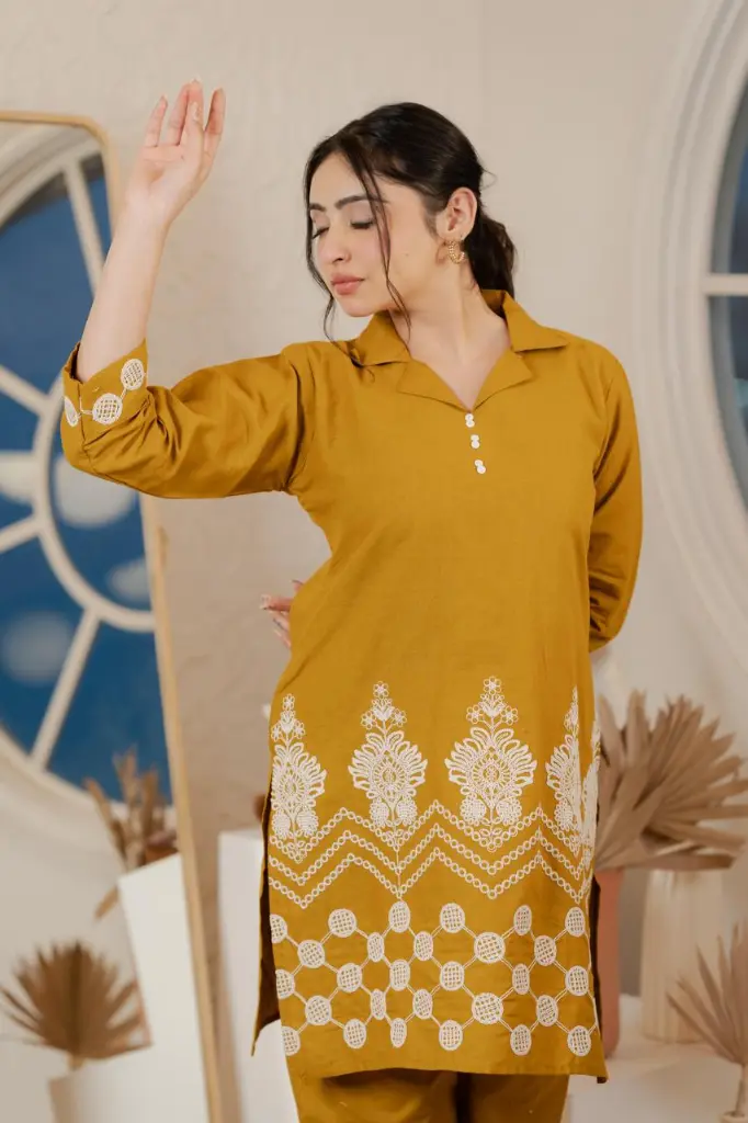 Embroidered-Cotton-Kurta-Set-in-Mustard-Yellow3.webp