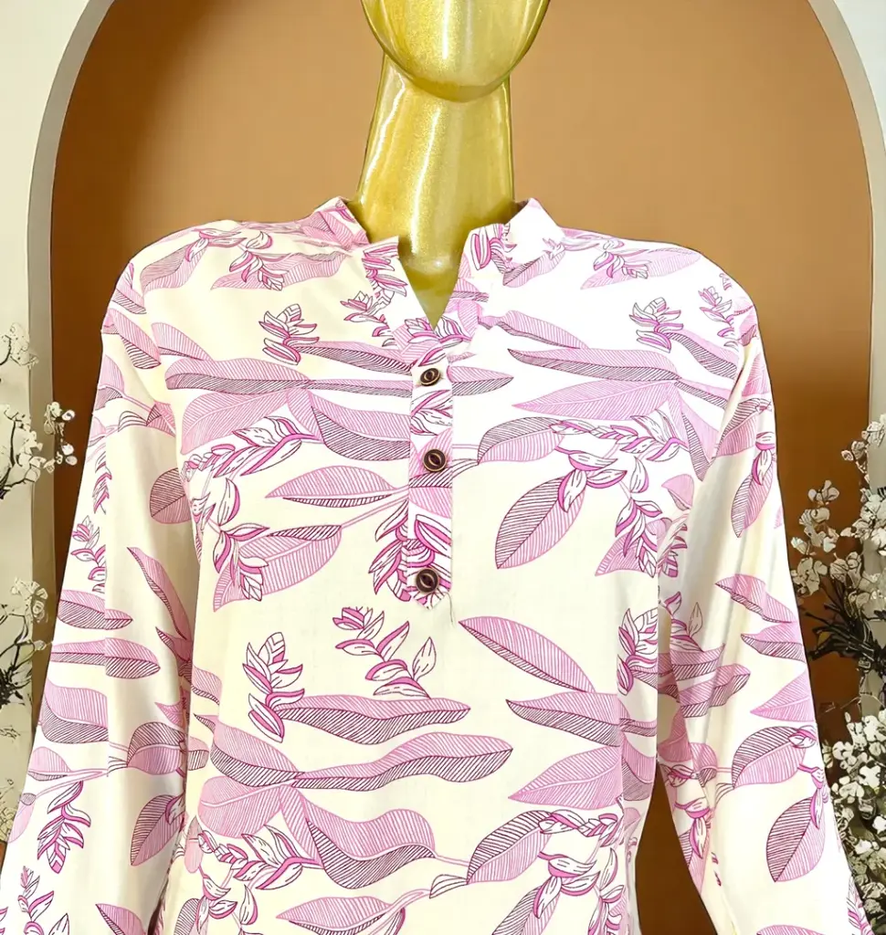 White-Rayon-Short-Kurti-with-Purple-Leaf03.webp