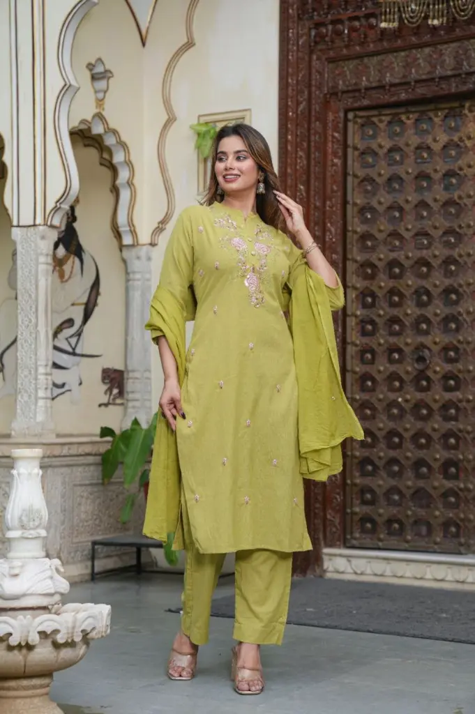 Embroidered-Khadi-Cotton-Kurta-Set-Neon1.webp