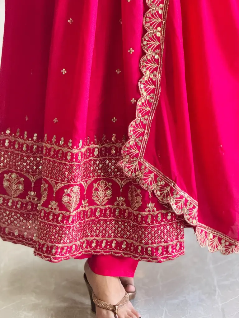 Majenta-Embroidered-Vichitra-Silk-Anarkali-Suit3.webp