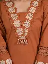 Brown&Green-Embroidered-Rayon-Slub-Cotton-Kurta-Set-Brown3.webp