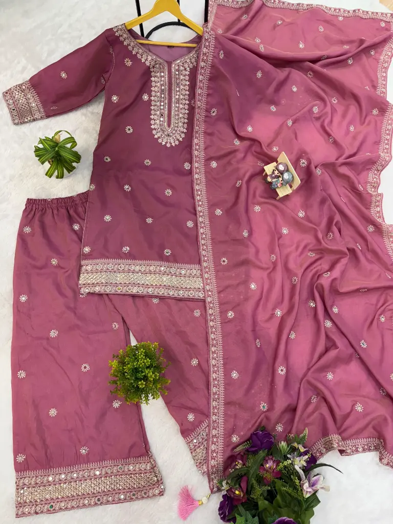 Embroidered-Shimmer-Fabric-Kurti-Palazzo-and-Dupatta-Set-in-Pink&Off-White-Color-pink3.webp
