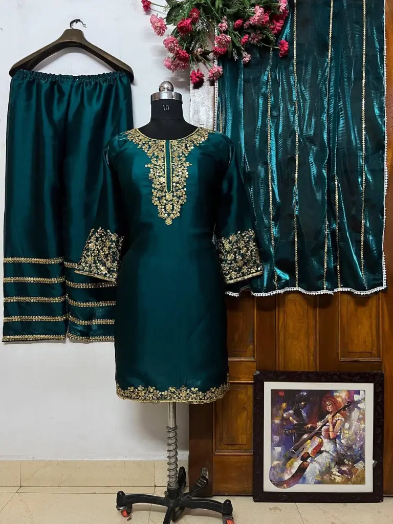 Embroidered-Jimmi-Cho-Kurti-Palazzo-Set-in-Green3.webp