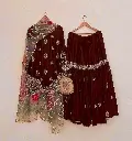 Sequin-Embroidered-Chinon-Sharara-Set-Maroon1.webp