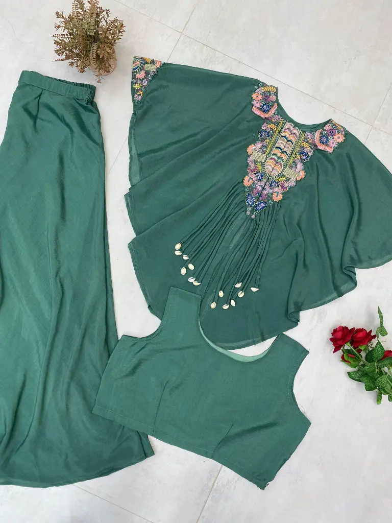 Sequin-Embroidered-Air-Tex-Chinon-Indo-Western-Set-Green1.webp