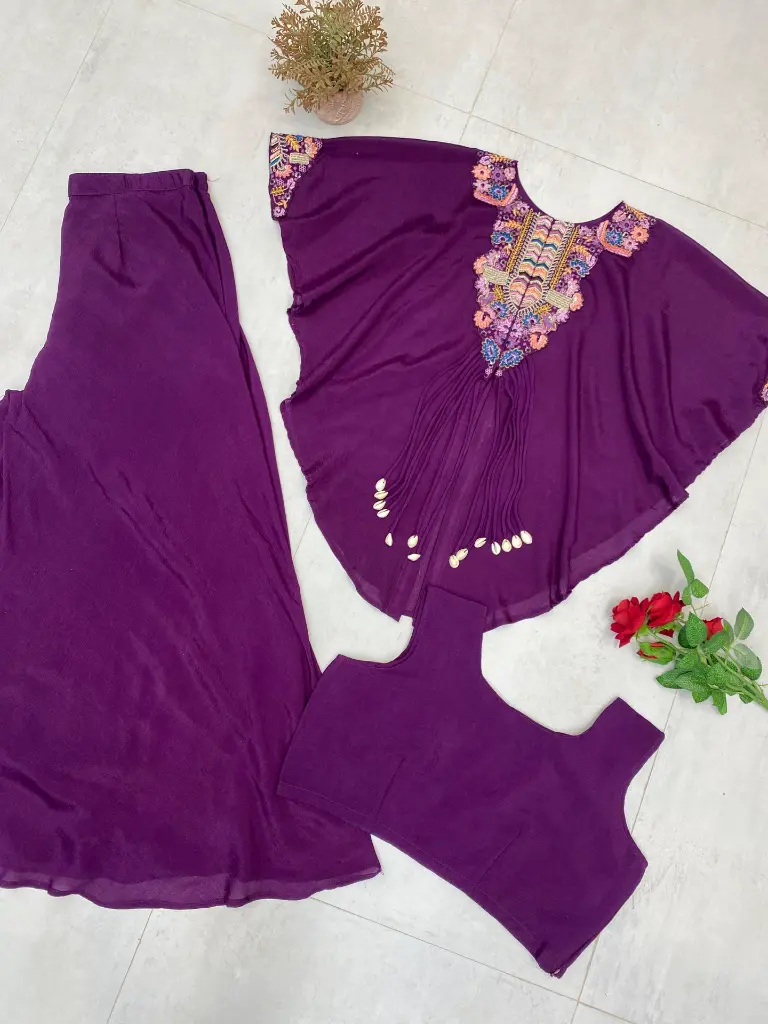 Sequin-Embroidered-Air-Tex-Chinon-Indo-Western-Set-Purple3.webp