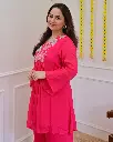 Festive-Pure-Georgette-Co-ord-Set-Magenta4.webp
