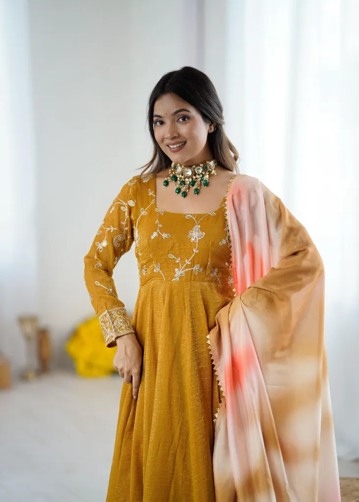 Crunchy-Silk-Sequin-Embroidered-Gown-Palazzo-Digitally-Printed-Chinon-Dupatta-Set-Yellow3.webp