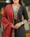 Pure-Cotton-60-60-A-Line-Machine-Printed-Kurta-Pant-Set-with-Adda-Work-Dual-Pockets-Black5.webp