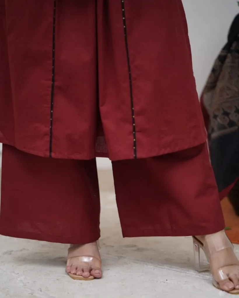 Pure-Cotton-60-60-A-Line-Machine-Printed-Kurta-Pant-Set-with-Adda-Work-Dual-Pockets-Maroon6.webp