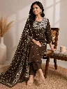 Pure-Cotton-60*60-Discharge-Print-Kurta-Pant-Set-with-Codi-Work-Side-Pocket-Brown2.webp