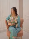 100-Pure-Cotton-Co-ord-Set-with-Delicate-Front-Border-Embroidery-aqua2.webp