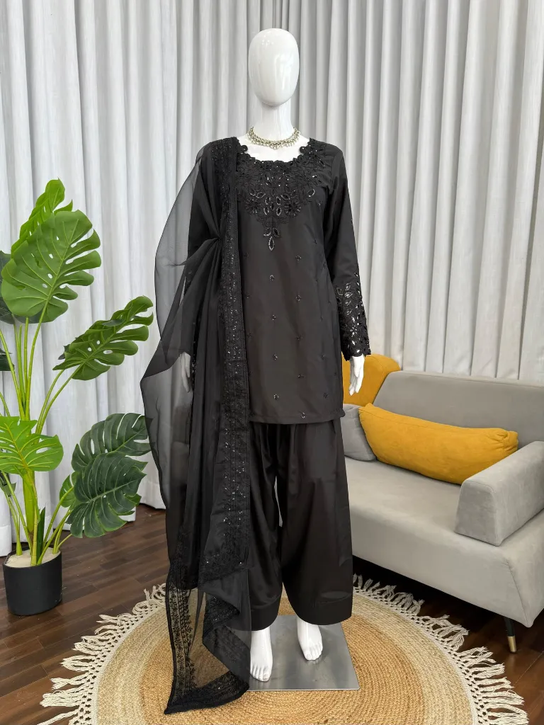 Natural-Crepe-Thread-Sequence-Work-Top-with-Farshi-Salwar-and-Organza-Silk-Dupatta-Set-black5.webp