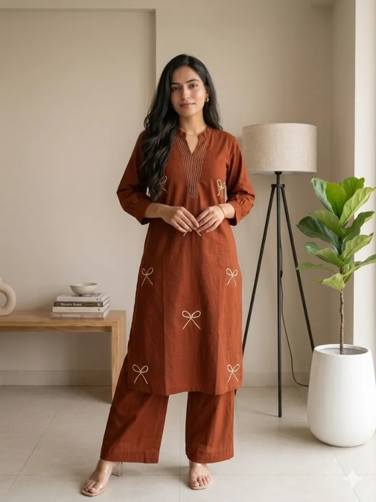 Premium-Voile-Cotton-Embroidered-A-Line-Top-and-Palazzo-Summer-Co-ord-Set-rust2.webp