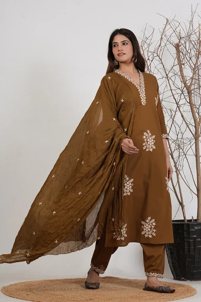 Roman-Fabric-Embroidered-Top-with-Matching-Pants-and-Chanderi-Silk-Dupatta-Set-Brown6.webp