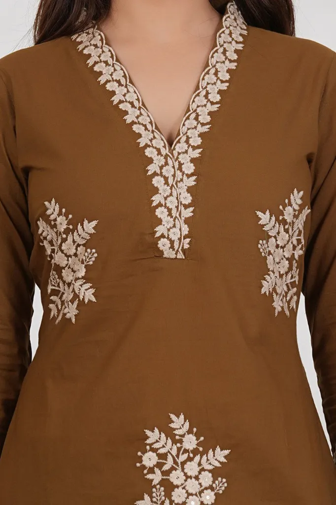 Roman-Fabric-Embroidered-Top-with-Matching-Pants-and-Chanderi-Silk-Dupatta-Set-Brown2.webp