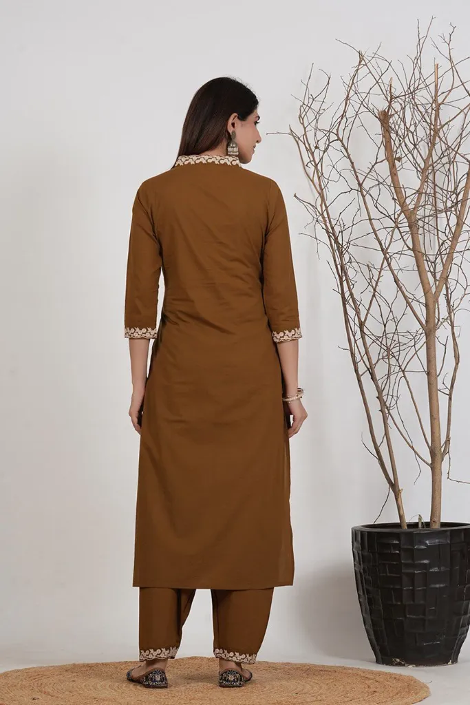 Roman-Fabric-Embroidered-Top-with-Matching-Pants-and-Chanderi-Silk-Dupatta-Set-Brown1.webp