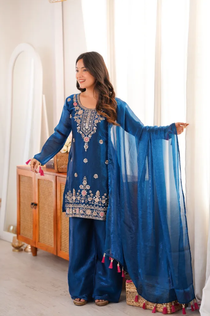 Royal-Blue-Fendi-Silk-Heavy-Beads,-Sequence,-and-Thread-Embroidered-Kurti-with-Palazzo-and-Latkan-Dupatta-Set3.webp