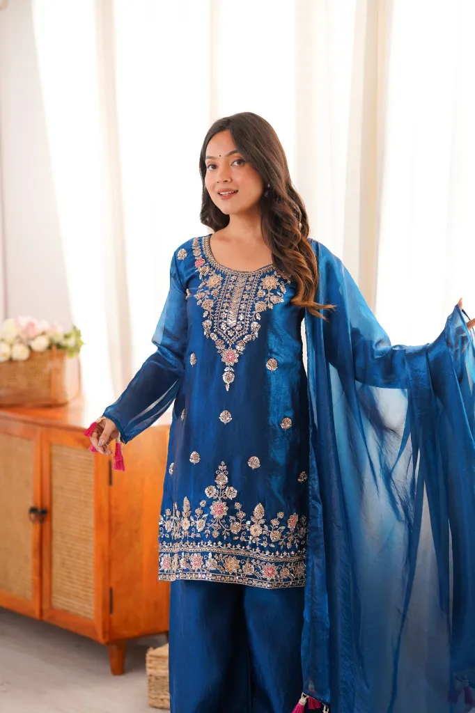 Royal-Blue-Fendi-Silk-Heavy-Beads,-Sequence,-and-Thread-Embroidered-Kurti-with-Palazzo-and-Latkan-Dupatta-Set8.webp