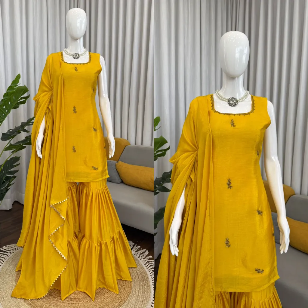 Premium-Chinon-Silk-Thread-Embroidered-Tunic,-Plain-Ruffle-Sharara,-and-Lace-Trim-Dupatta-3-Piece-Suit-Set3.webp