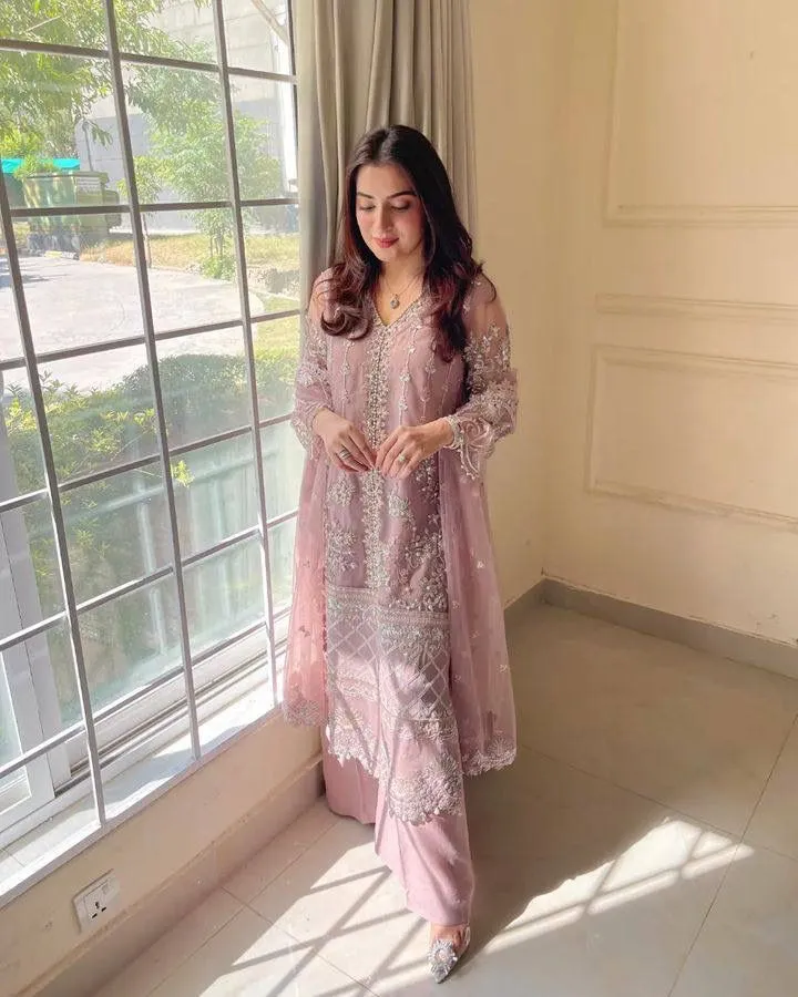 Heavy-Soft-Net-Chine-Sequence-and-Pearl-Hand-Work-Top,-Butter-Silk-Palazzo,-and-Coordinated-Dupatta-3-Piece-Suit-Set-Pink3.webp
