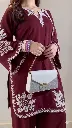Designer-Roman-Cotton-Embroidered-Tunic,-Fully-Stitched-Farshi-Shalwar,-and-Tabby-Organza-Embroidered-Dupatta-3-Piece-Party-Wear-Set5.webp