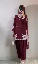 Designer-Roman-Cotton-Embroidered-Tunic,-Fully-Stitched-Farshi-Shalwar,-and-Tabby-Organza-Embroidered-Dupatta-3-Piece-Party-Wear-Set2.webp
