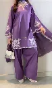 Designer-Roman-Cotton-Embroidered-Tunic,-Fully-Stitched-Farshi-Shalwar,-and-Tabby-Organza-Embroidered-Dupatta-3-Piece-Party-Wear-Set11.webp