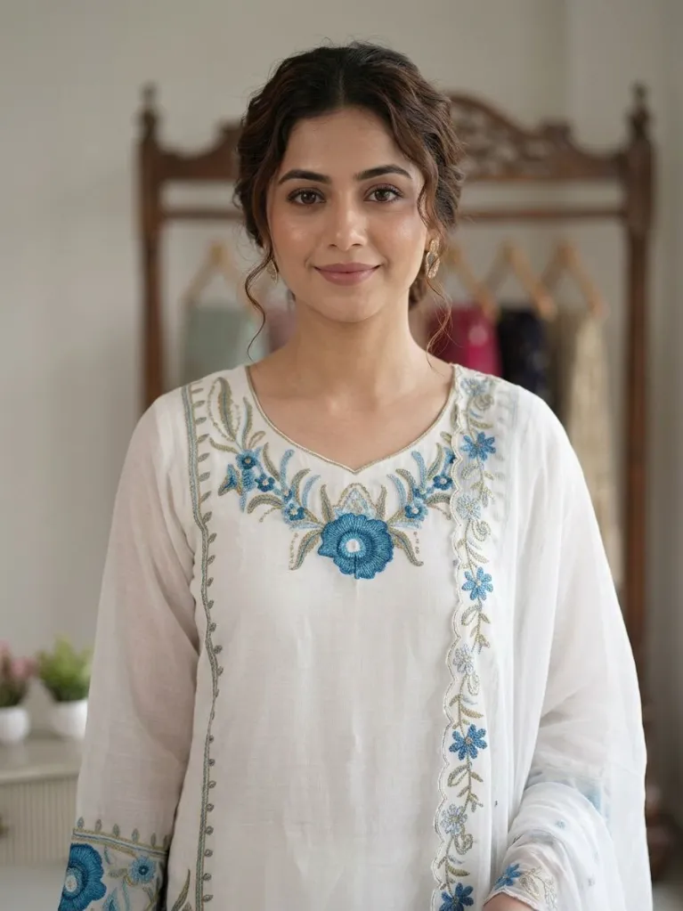 Fox-Georgette-Embroidered-Tunic,-Matching-Embroidered-Palazzo,-and-Dupatta-3-Piece-Suit-Set-Blue1.webp