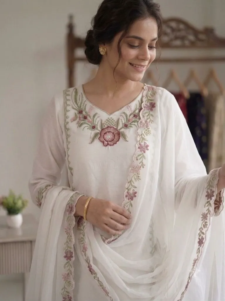 Fox-Georgette-Embroidered-Tunic,-Matching-Embroidered-Palazzo,-and-Dupatta-3-Piece-Suit-Set-Peach3.webp