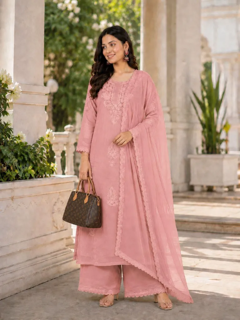 Fox-Blooming-Georgette-Embroidered-Top,-Free-Size-Palazzo,-and-Border-Lace-Dupatta-3-Piece-Party-Wear-Suit-Set-Pink4.webp