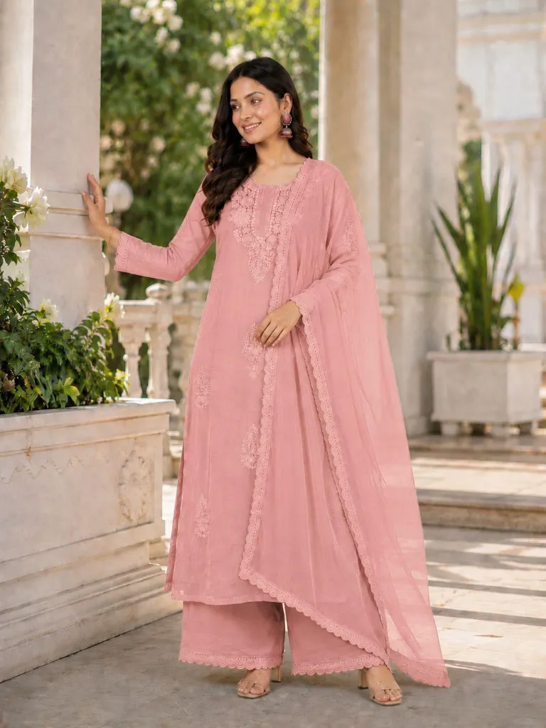 Fox-Blooming-Georgette-Embroidered-Top,-Free-Size-Palazzo,-and-Border-Lace-Dupatta-3-Piece-Party-Wear-Suit-Set-Pink2.webp