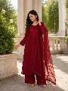 Fox-Blooming-Georgette-Embroidered-Top,-Free-Size-Palazzo,-and-Border-Lace-Dupatta-3-Piece-Party-Wear-Suit-Set-Red4.webp