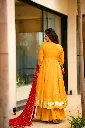 Pure-Soft-Chinon-Handmade-Gottapatti-Anarkali,-Full-Flair-Palazzo,-and-Bandhani-Cutwork-Dupatta-Set-Yellow5.webp