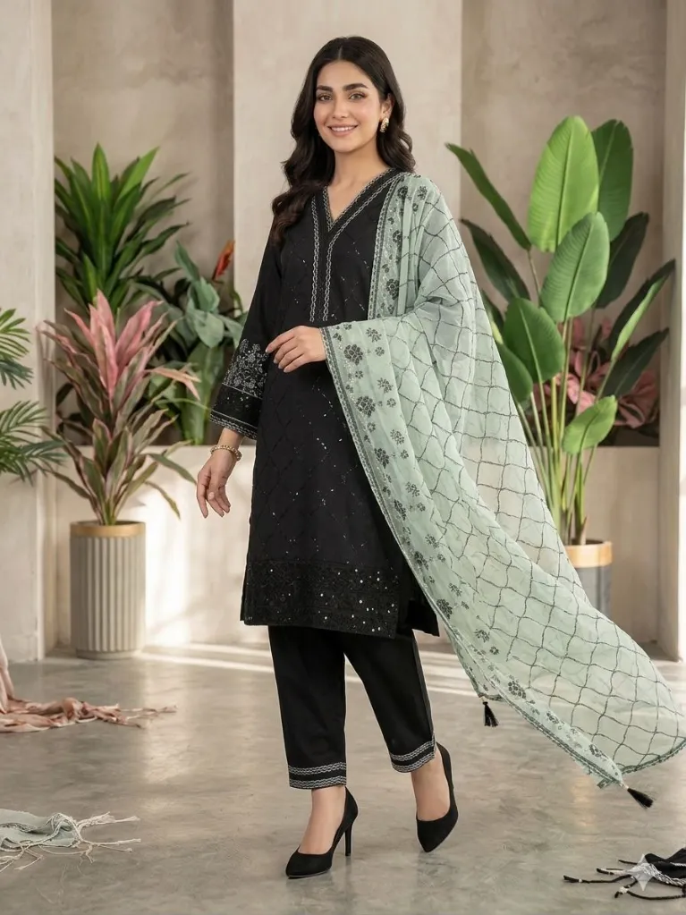 Premium-Roman-Silk-Sequence-Embroidered-Tunic,-Matching-Palazzo,-and-Lining-Organza-Dupatta-3-Piece-Wedding-Suit-Set-Green2.webp