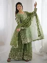 Premium-Fendy-Silk-Embroidered-Coding-and-Sequence-Work-Kurti,-Palazzo,-and-Lace-Border-Dupatta-3-Piece-Suit-Set-Green5.webp