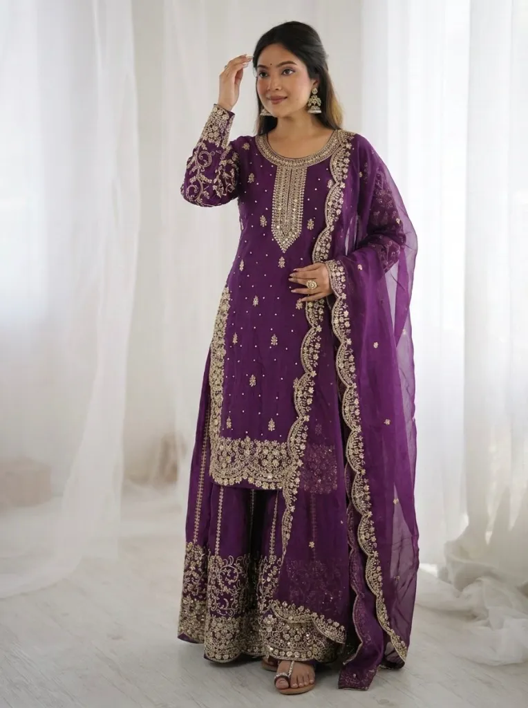 Premium-Fendy-Silk-Embroidered-Coding-and-Sequence-Work-Kurti,-Palazzo,-and-Lace-Border-Dupatta-3-Piece-Suit-Set-Purple3.webp