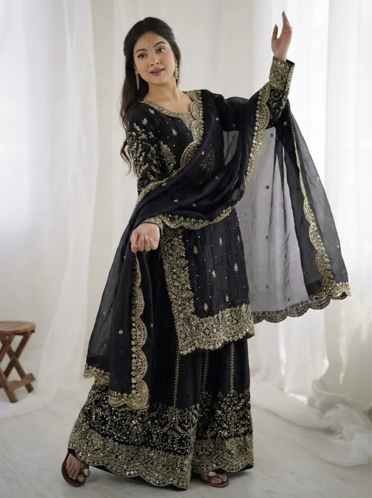 Premium-Fendy-Silk-Embroidered-Coding-and-Sequence-Work-Kurti,-Palazzo,-and-Lace-Border-Dupatta-3-Piece-Suit-Set-2-Black5.webp