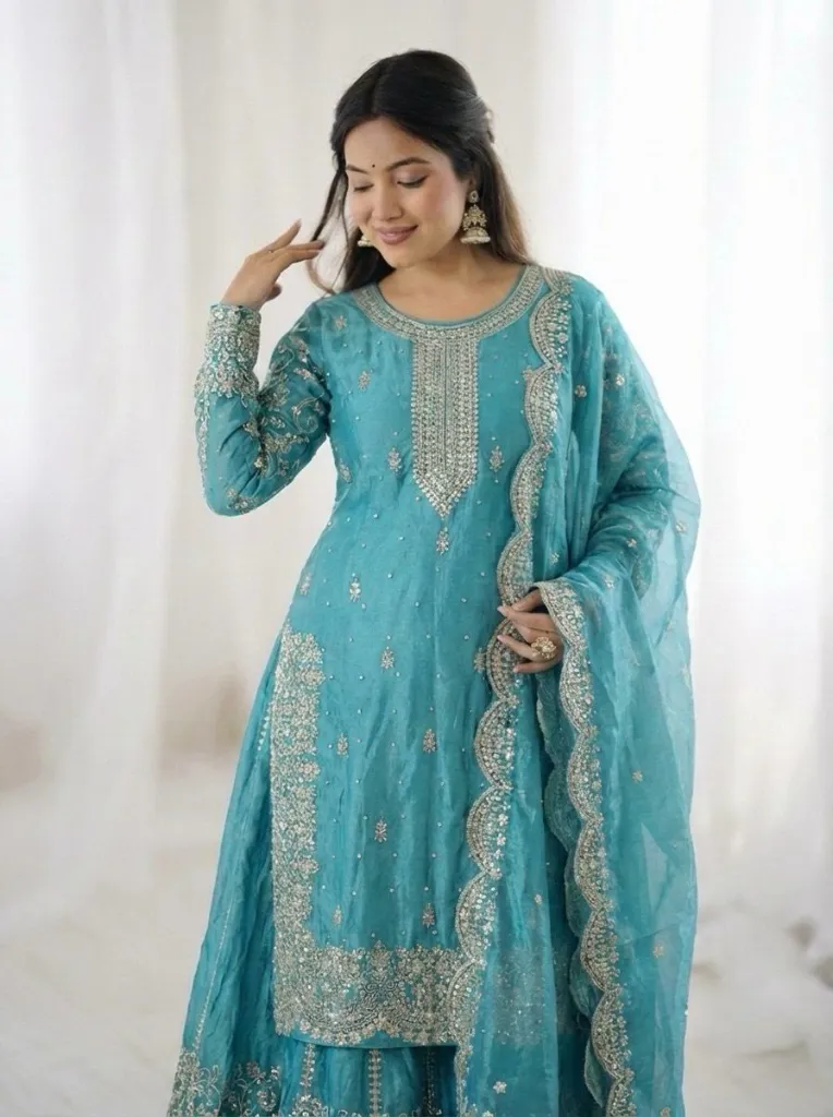 Premium-Fendy-Silk-Embroidered-Coding-and-Sequence-Work-Kurti,-Palazzo,-and-Lace-Border-Dupatta-3-Piece-Suit-Set-2-Blue7.webp