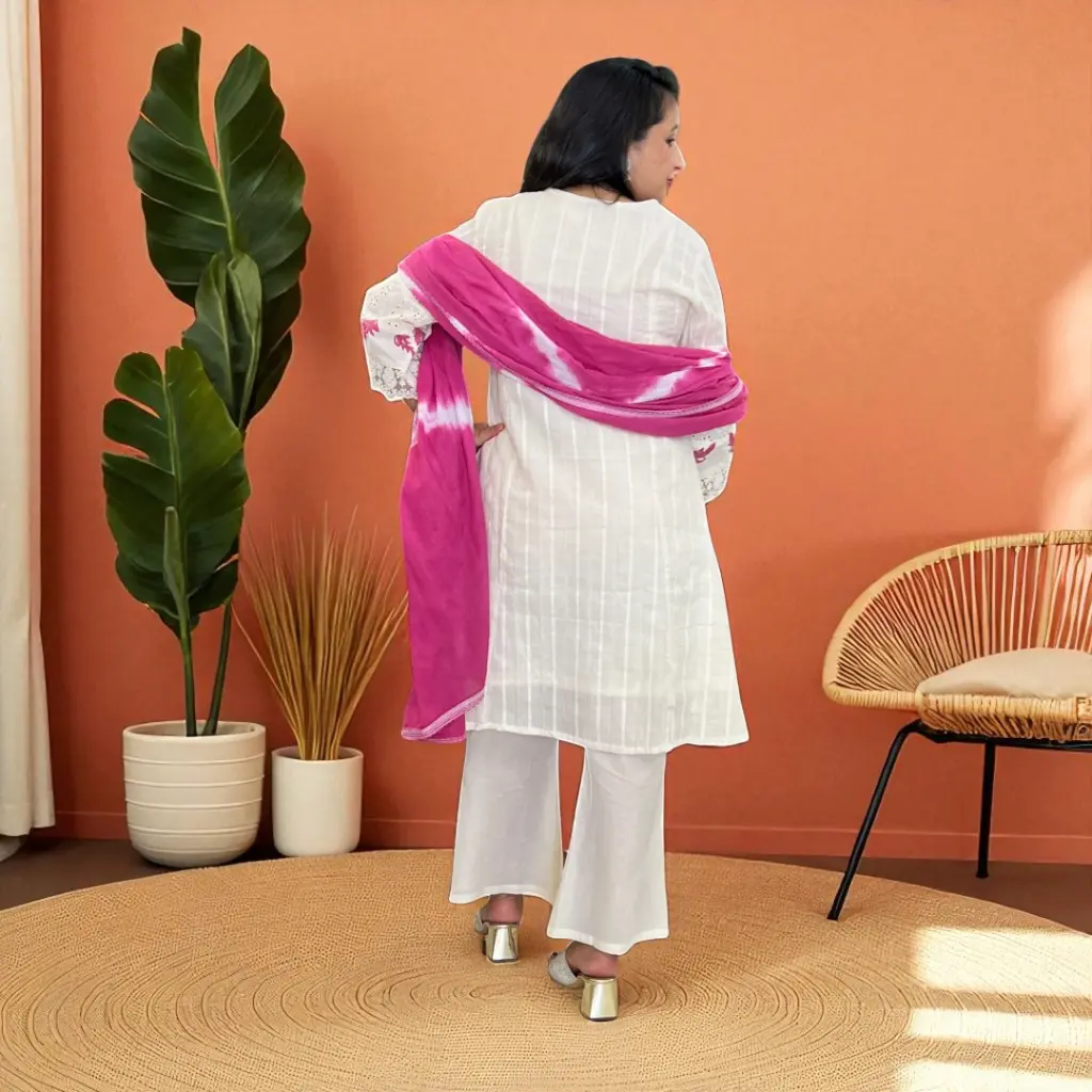 IMG_9400-Elegant White Embroidered Cotton Suit with Pink Dupatta.webp