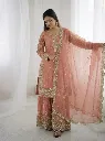 Premium-Fendy-Silk-Embroidered-Coding-and-Sequence-Work-Kurti,-Palazzo,-and-Lace-Border-Dupatta-3-Piece-Suit-Set-2-Peach2.webp