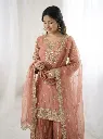 Premium-Fendy-Silk-Embroidered-Coding-and-Sequence-Work-Kurti,-Palazzo,-and-Lace-Border-Dupatta-3-Piece-Suit-Set-2-Peach5.webp