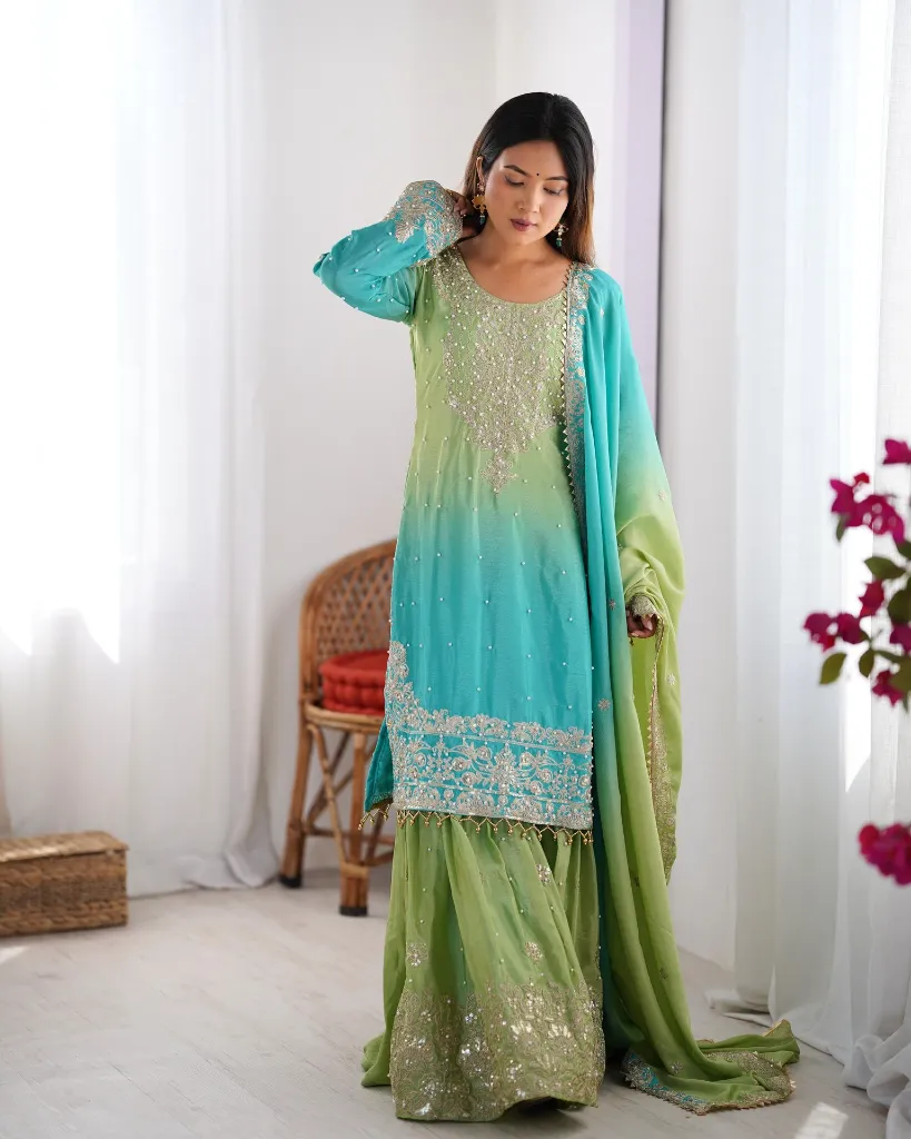 Premium-Chinon-Silk-Front-&-Back-Coding-Dori-and-Sequins-Embroidered-Kurti,-Matching-Palazzo,-and-2.2-Meter-Dupatta-3-Piece-Festive-Luxury-Set-with-Rivet-Moti-Accent3.webp