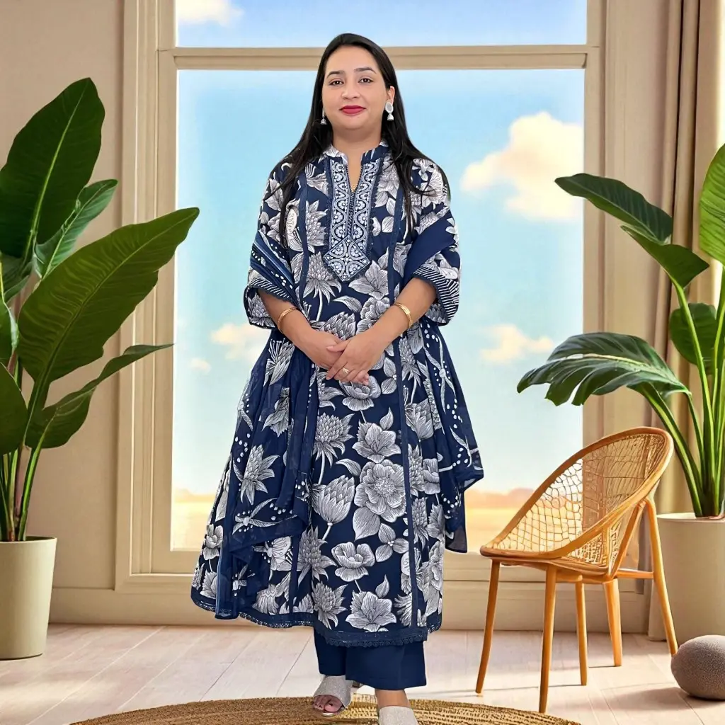 IMG_9438Navy Blue Printed Cotton-Kurta-with-Palazzo-Pants-and-Dupatta.webp