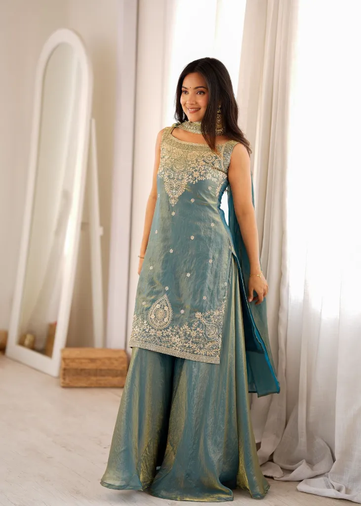 Premium-Pure-Soft-Fendy-Silk-Embroidered-Sequence,-Dori,-and-Jari-Work-Tunic,-3-Meter-Grand-Flare-Sharara,-and-Coordinated-Belt-Style-Dupatta-3-Piece-Festive-Set3.webp