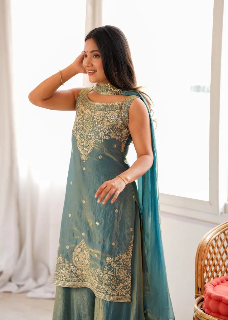 Premium-Pure-Soft-Fendy-Silk-Embroidered-Sequence,-Dori,-and-Jari-Work-Tunic,-3-Meter-Grand-Flare-Sharara,-and-Coordinated-Belt-Style-Dupatta-3-Piece-Festive-Set7.webp